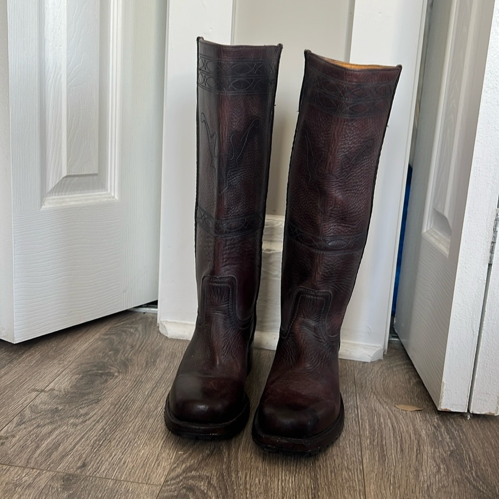 Frye Campus Stitching Boots